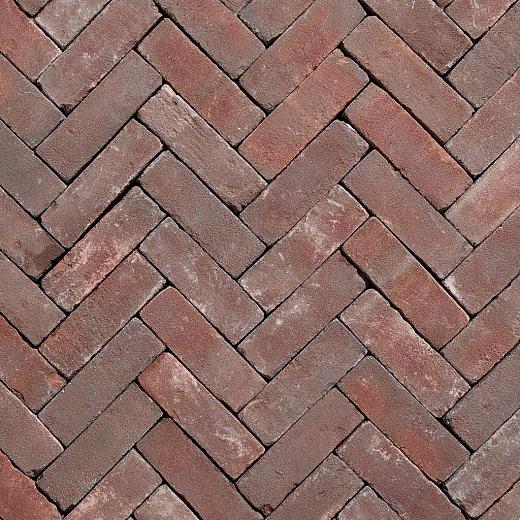 Ruston rood paars bezand DF80 getrommeld
