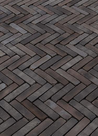 Ancona Antica zwart-blauw-bruin genuanceerd WF60