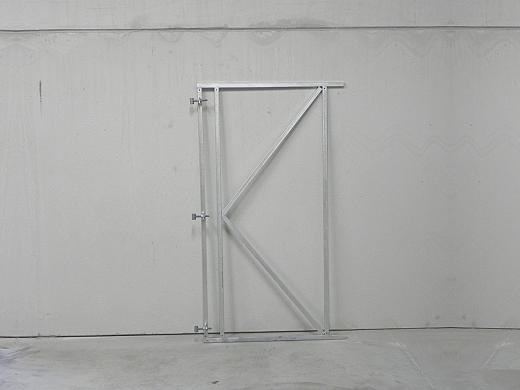 Verstelbare poortframe voor horizontale planken 100x180 cm - vuurverzinkt