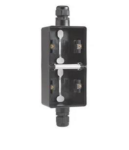 Hydro opbouwdoos 2V verticaal +2x M20 wartel doorvoer 2kant