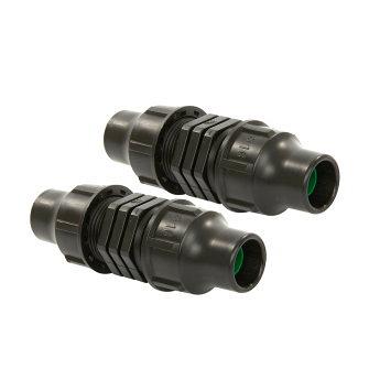 SummerRain koppeling, 2x klem, 16 mm - Set van 2 st.