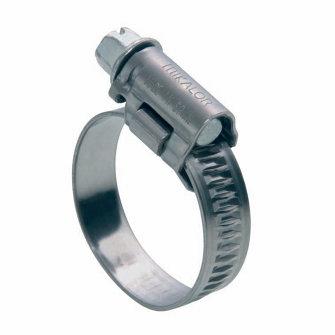 Mikalor wormschroef slangklem, verzinkt, 20 - 32 mm