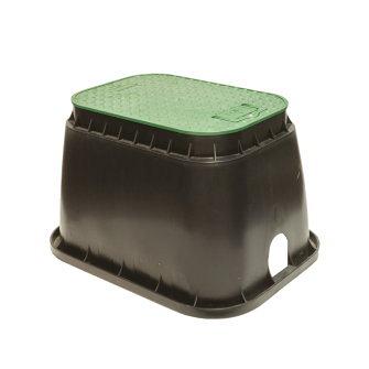 Rain grondput, type PZRM 111, groen/zwart, l = 310 mm, b = 228 mm, h = 217 mm