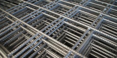 Bouwstaalmatten onbehandeld/geroest 6mm 300x200 cm_10x10 cm