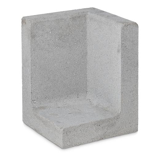 L-Hoekelement 50x50x120 (bxdxh) zwart