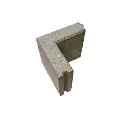 Opsluitband hoekstuk 7x40 zwart