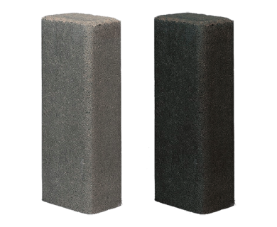 Pallisaden rustiek 16.5x11x100 (bxdxh) zwart