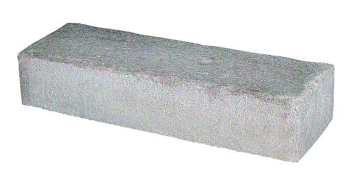 Betonbiels 12x20x60 (bxdxh) zwart