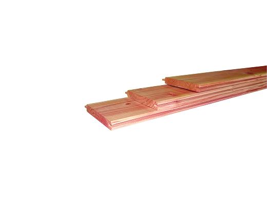 Douglas geschaafd dakbeschot 1,8 x 19,5 x 400 cm, onbehandeld. (werkend 18,5 cm)