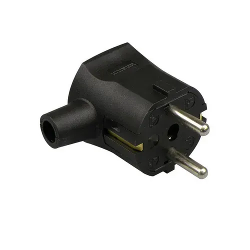 Stekker +RA haaks + tule zwart +ean