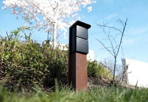 Tuinpaal - pro dubbel met enkele wartel corten