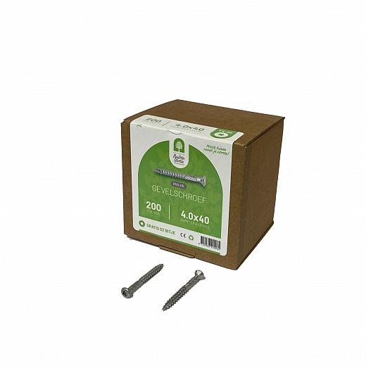 Gevelschroef doos 200st incl. schroefbit (div. soorten)