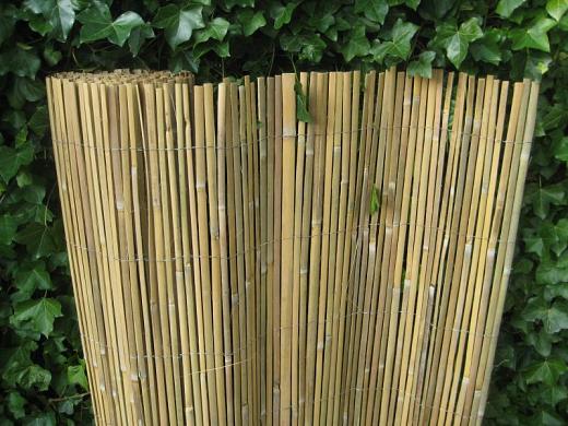 Gespleten bamboe mat 500x150 cm