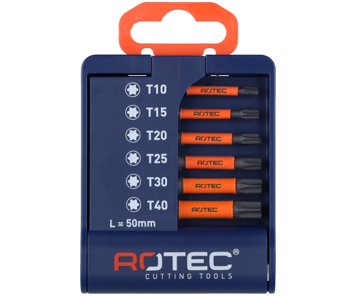 6-delig Bit-set IMPACT 50mm TORX
