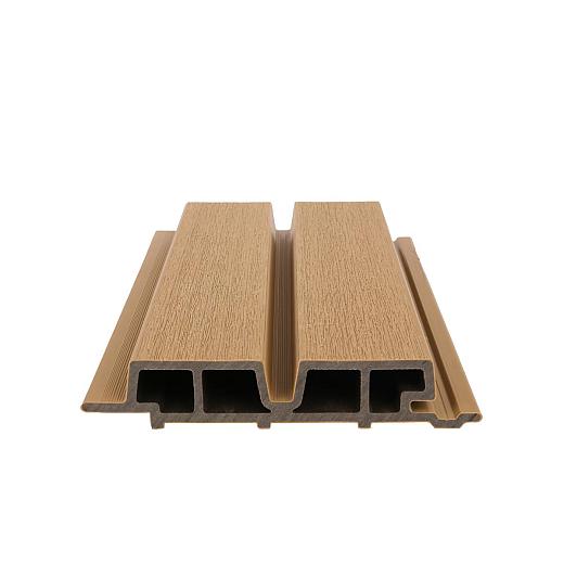 NewTechWood HKC co-extrusie Castellation PRO65 gevelbekleding, 3,3 x 18 x 290 cm, Red Cedar.