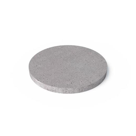Schellevis tegel rond 100x8 cm Grijs