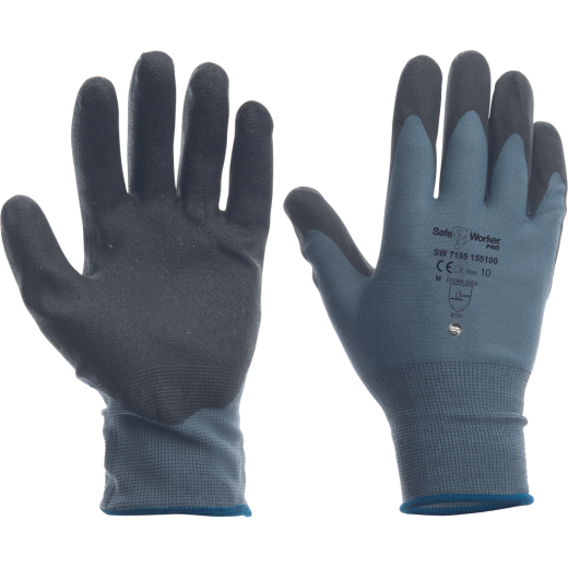 Handschoen Luts grijs pro Nylon - maat 9