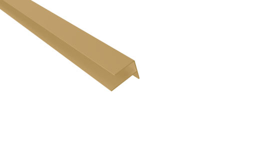 WEO35-60 Alu F-profiel Cedar L-300cm 65x80mm - RAL1011