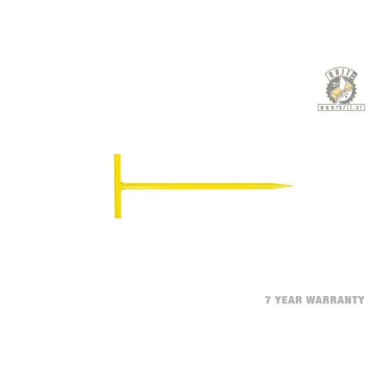 Draadpen met T-greep 400 mm RAL 1021