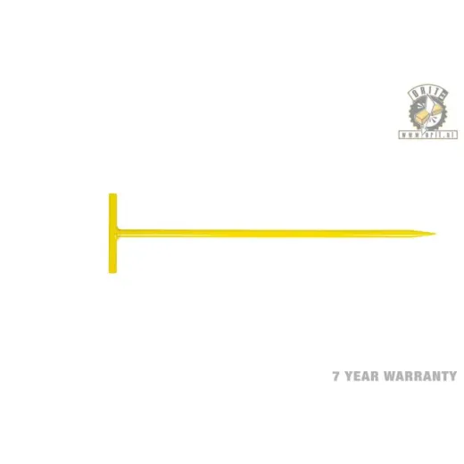 Draadpen met T-greep 600 mm RAL 1021