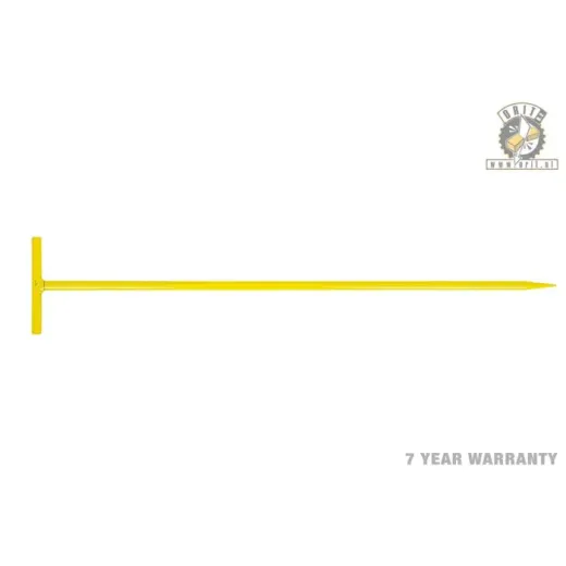 Draadpen met T-greep 800 mm x 15 mm RAL 1021