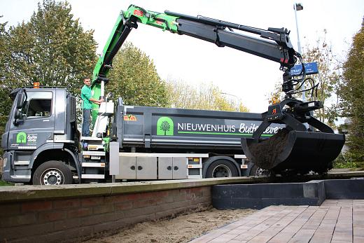 Drainzand in halve big bag