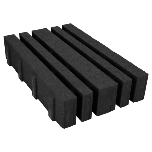 Liniaire grastegel antraciet