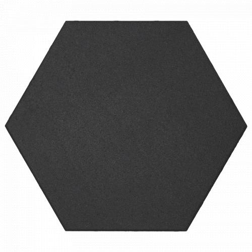 Soft Comfort Zeskant 60x60x4cm Nero