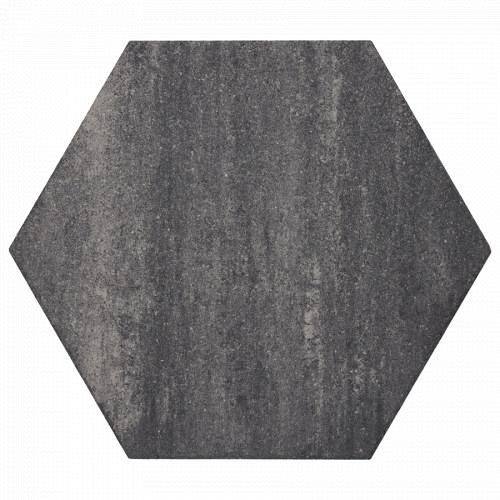Soft Comfort Zeskant 60x60x4cm Grijs/Zwart