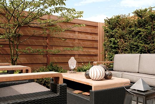 Paal hardhout Angelim Vermelho geschaafd 8.8x8.8x350 cm