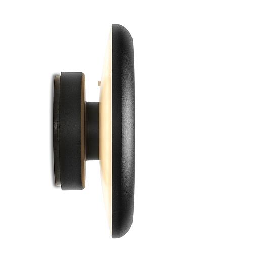 Lousa | wandlamp | rondom zwart | warmwit | dimbaar | OutdoorPro+ | 12 volt