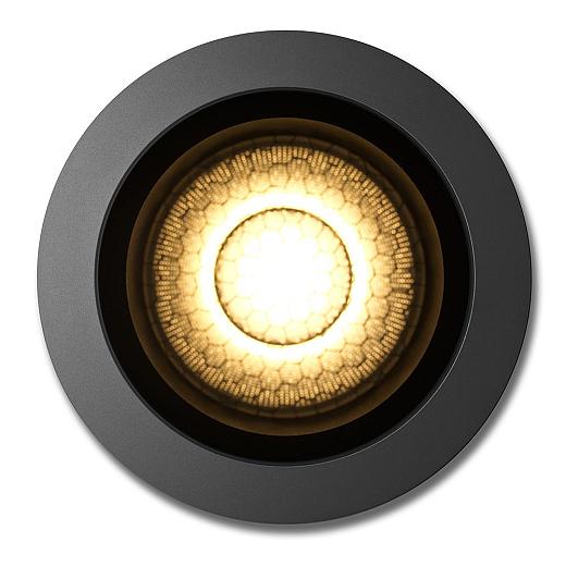 Pego | rond zwart grondspot | warmwit | 7 watt | OutdoorPro+ | 12 volt