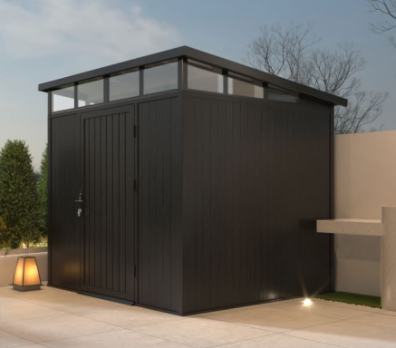 NewTechWood HKC berging 283x210x265cm Ebony zwart, enkele deur