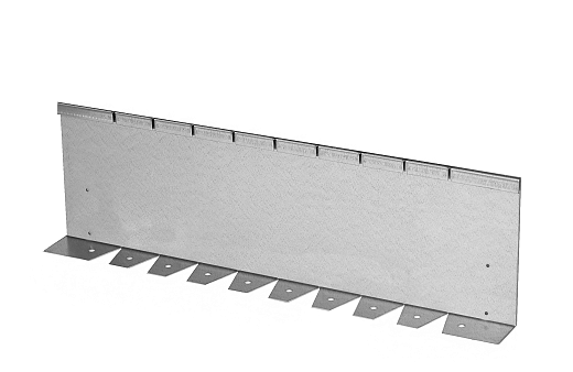 Kantopsluiting verzinkt Single flex (flg) 300x10 cm