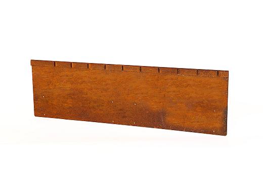 Kantopsluiting corten Single flex 300x10 cm