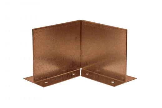 Inwendige hoek corten Double (flg) 16,5cm