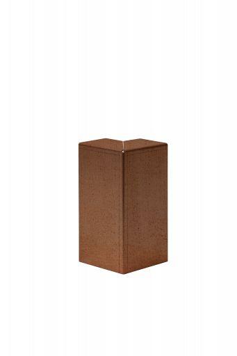 Hoekstuk voor U-profiel corten ongelijkzijdig 6cm 10x10cm