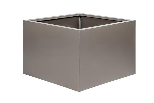 Bloembak vlak - TAUPE 60x60x60 cm