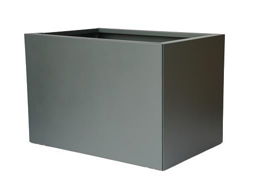 Bloembak vlak - ANTRACIET 120x120x60