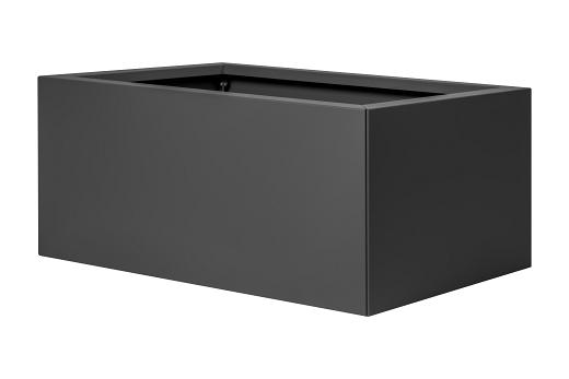 Bloembak vlak - ANTRACIET 120x120x60