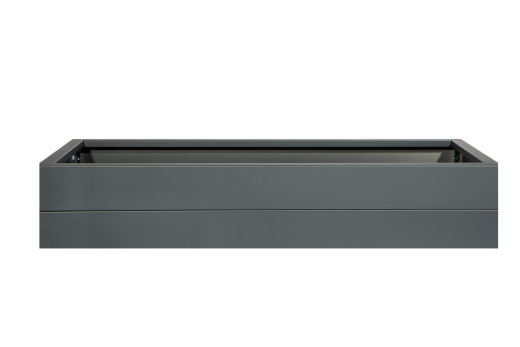 Bloembak - ANTRACIET 150x30x56 cm