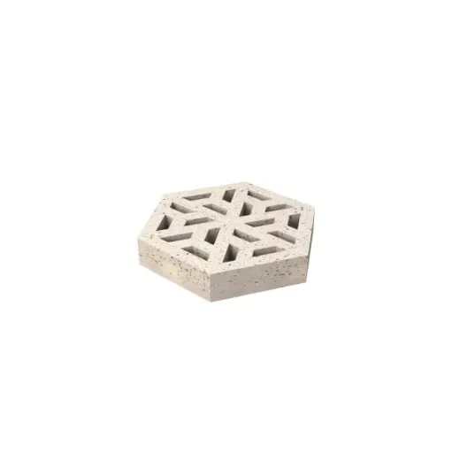 Eco-tegel 37,5x37,5x7 cm Creme