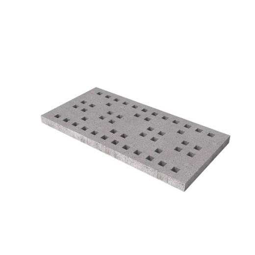Grasbetonplaat Matrix 200x100x10 cm Grijs