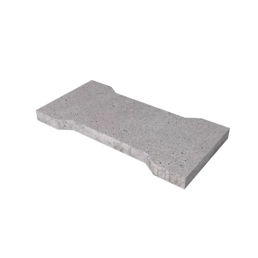 Schellevis Eco-tegel Lang 100x50x7 cm Grijs