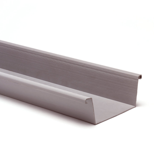 Bakgoot grijs 140mm L=4mtr