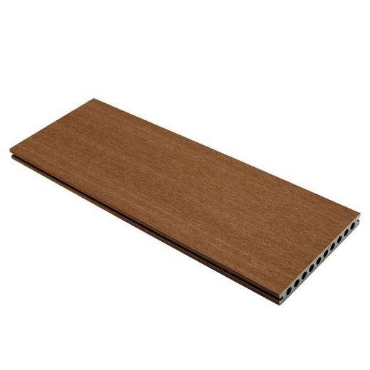 NewTechWood HKC co-extrusie dekdeel houtstructuur 2,3 x 21 x 500 cm, Teak.