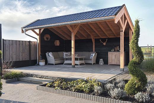 Douglas geschaafde gording 7,0 x 22,0 x 600 cm, onbehandeld.