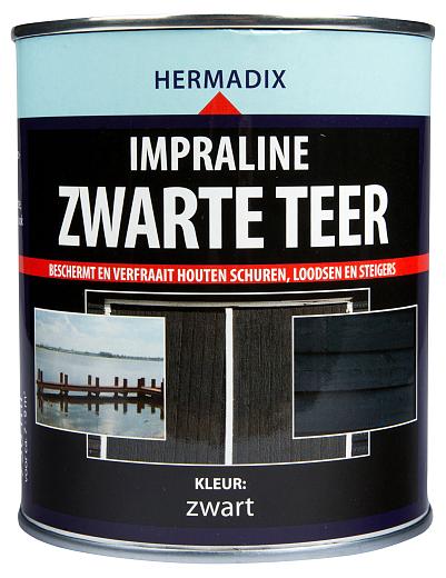 Impraline zwarte teer 750 ml