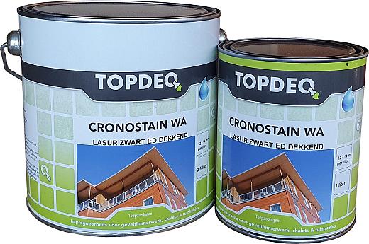 Cronostain WA Lasuur zwart dekkend 1 ltr
