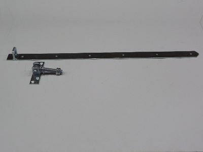 Verstelbare duimheng / Plaat 130x35x5mm / Heng 1000x40x5mm - Galvanisch verzinkt